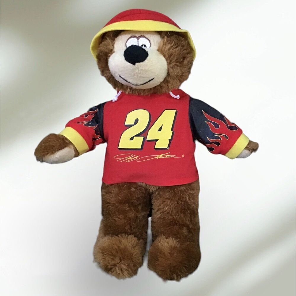 Jeff Gordon #24 Nascar Plush Hoodie Bear Racing